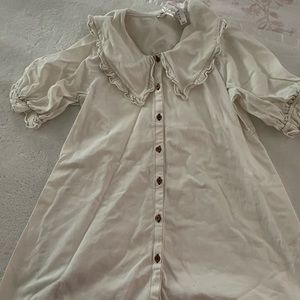 River island mini dress with ruffle detail